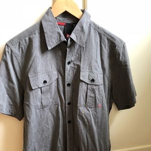 Element men’s short sleeve button down